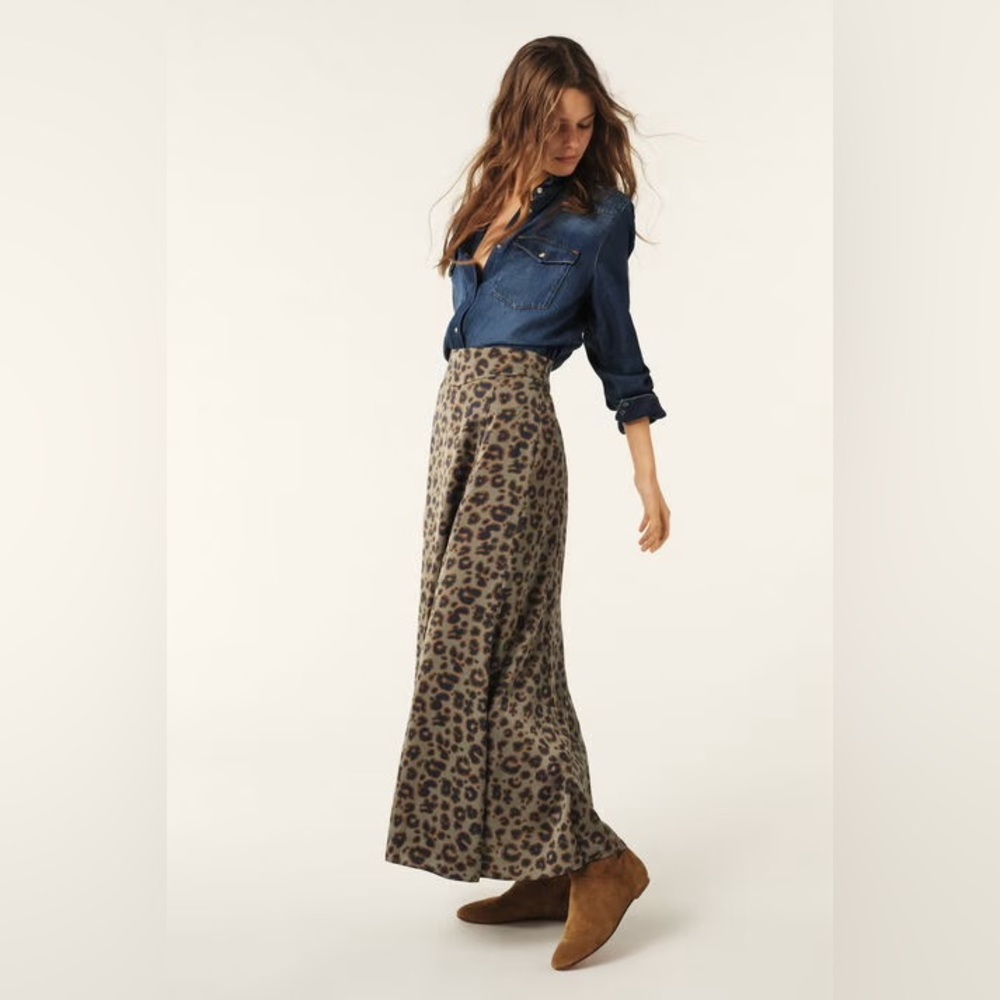 ba&sh Blaire Godet Skirt